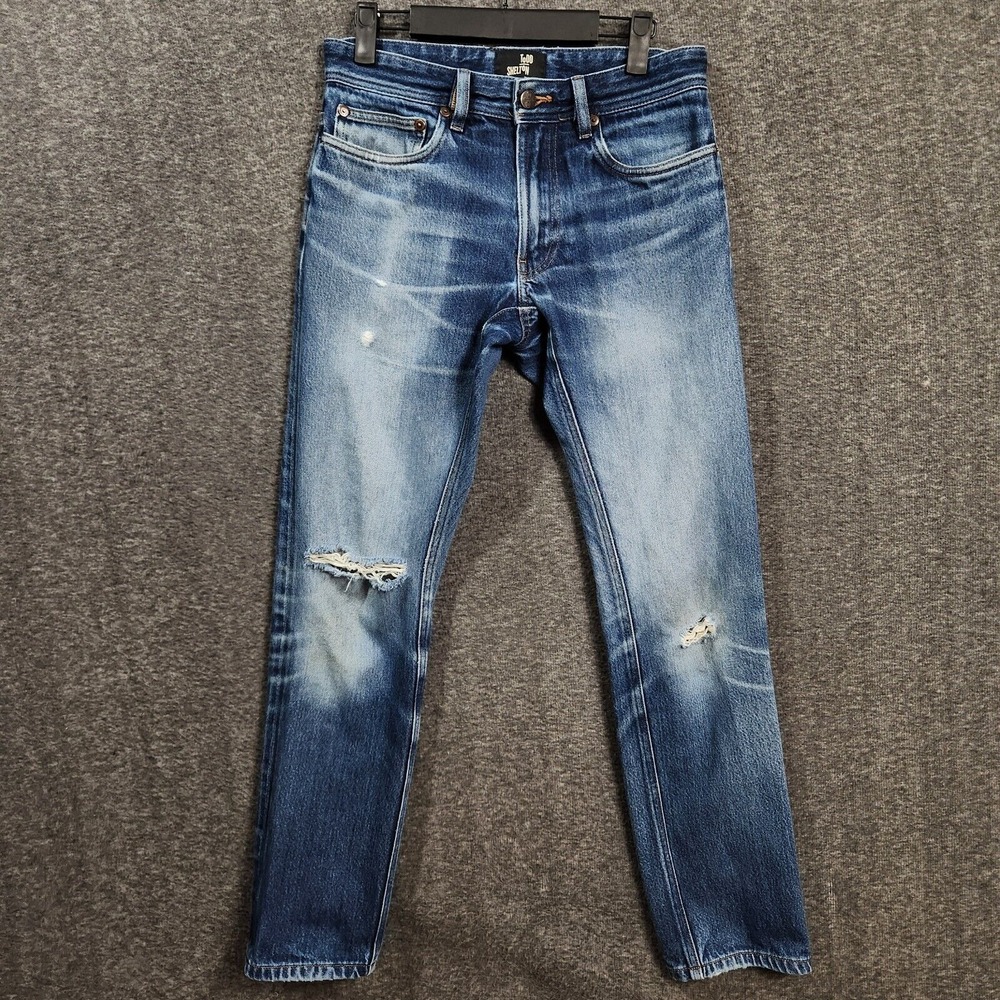Todd Shelton Jeans Mens Size 29x30 Blue Basic Tapered Ankle USA